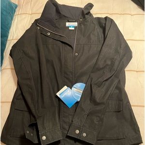 NEW Columbia | Black Dixonville EXS Rain Jacket -size Large